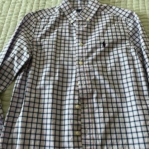 Boys long sleeve button down shirt